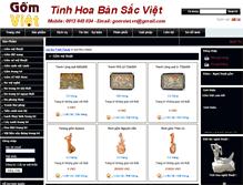 Tablet Screenshot of gomviet.vn